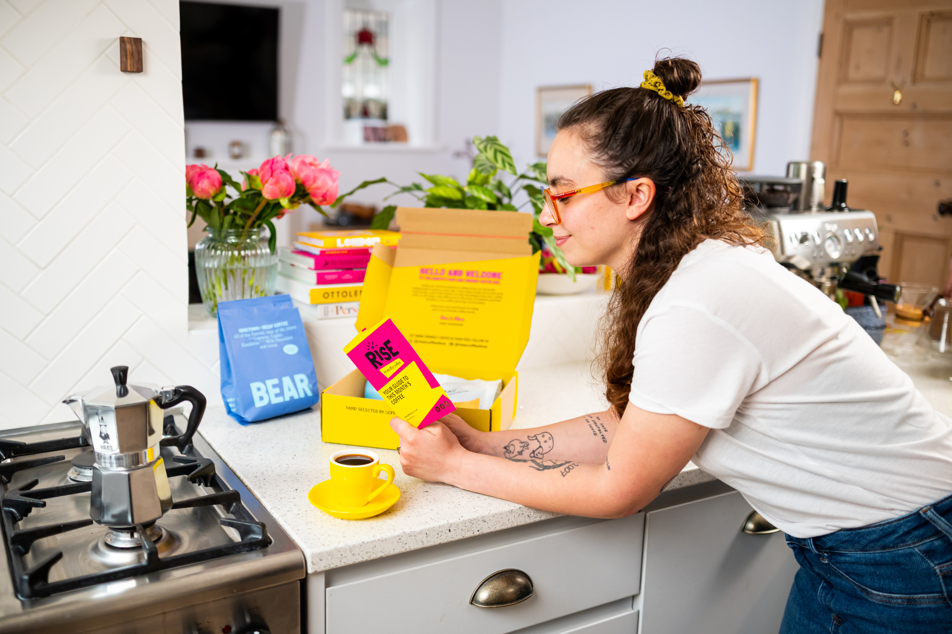 20% off your first five boxes from RISE Coffee Box