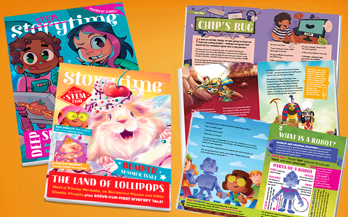 3 issues of Storytime for £3