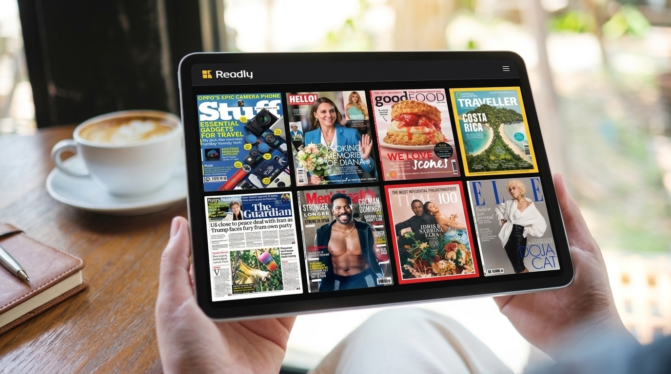 Three Months of Unlimited Magazines and Newspapers with Readly